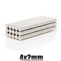 10ชิ้น แม่เหล็กแรงสูง 4x2มิล แม่เหล็ก Magnet Neodymium 4*2มิล แม่เหล็กแรงสูง กลมแบน 4x2mm แรงดูดสูง 4*2mm ติดแน่น ติดทน พร้อมส่ง