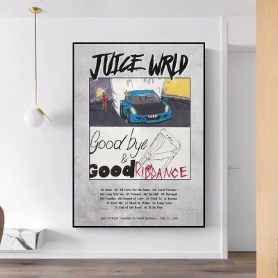 Juice Wld Goods &amp; Good Riddance หน้าปกอัลบั้มโปสเตอร์และภาพพิมพ์ศิลปะภาพวาดบนผนังการตกแต่งบ้านห้องนั่งเล่นภาพวาดบนผ้าใบ1ชิ้นกรอบภายในหรือไร้กรอบ
(การปรับแต่งรวมถึงผ้าใบวาดภาพและกรอบ)