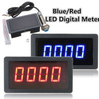 4คุณภาพสูงทนทานแบบพกพาที่มีประโยชน์ Digital LED Tachometer RPM Speed Meter Hall Proximity Switch Sensor NPN สีฟ้าสีแดง #291434