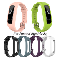 For Huawei Band 4e 3e Honor Band 4 Smart Watch Wristbands Adjustable Silicone Wrist Strap Soft Replacement Watch Band Buckles