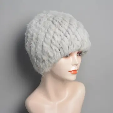 Winter Natural Fur Hat Women Warm Fur Bomber Hats Fur Cap