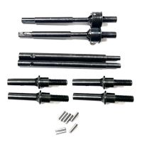 For FMS FCX24 Metal Steel Front and Rear Portal Axle Drive Shaft CVD 1/24 RC Crawler Car Upgrades Parts Accessories