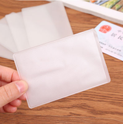 【Xinyia】PVC Credit Card Holder Protect ID Card Business Card Cover Clear Frosted-JT