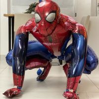 3D Big Spiderman Balloons Marvel Iron Man Foil Balloon Boy Happy Birthday Party Decoration Superhero Childrens inflatable Toys