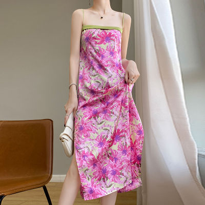 Creative 2023 Summer Sweet Style Fresh and Sweet Womens Dress with Slip Collar Slip Skirt Dress 2023