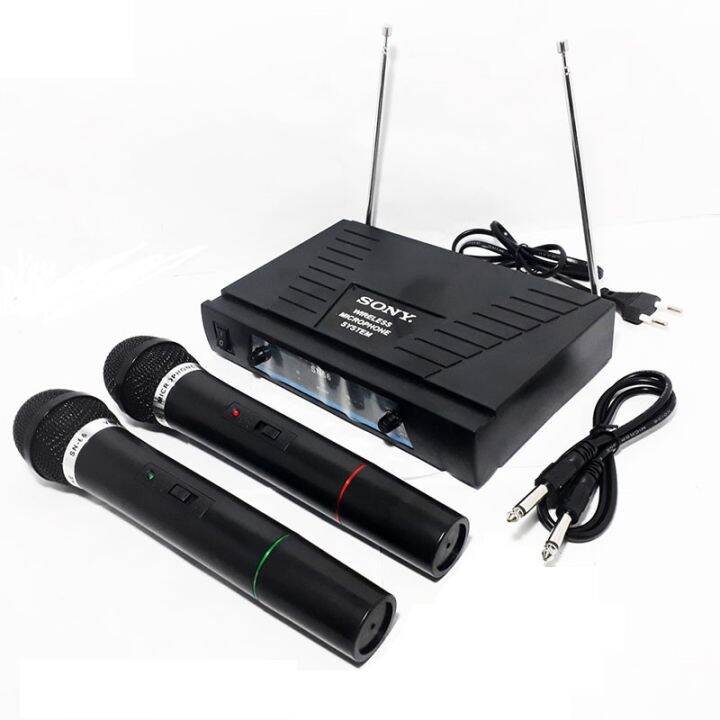 Sony Microphone Wireless Karaoke SN66 mic tanpa kabel 2 pegang karaoke Lazada Indonesia
