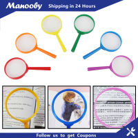 Manooby Magnifier 60mm Hand Held 3X Magnifying Loupe Reading Glass Lens Exquisite Workmanship For Inspecting Jewelry Checking Maps