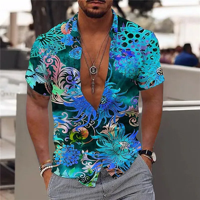 2022 Hawaiian Tropical Shirts For Men 3d Beach Holiday Short Sleeve Summer  Oversized Tops Tee Shirt Man Floral Blouse 5xl Camisa | Lazada PH