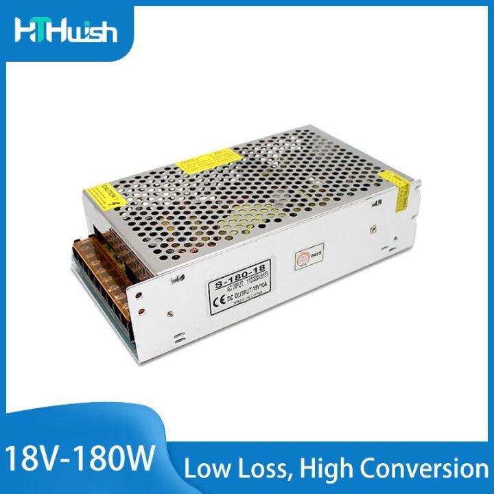 Ac Dc 110 220v To Dc 18v Switching Power Supply 10a 180w Led Driver Source Transformer Smps For