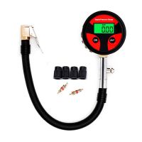 【YD】 HHO-Automotive Tire Digital Display Pressure Gauge Fast Clamp Pressur