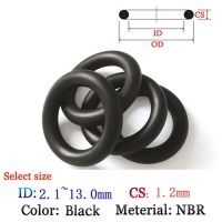 CS1.2mm ID2.1 14.0mm NBR Fluoro Rubber O Ring Washer Seal Plastic gasket Silicone ring film oil and water seal gasket sealing