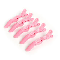 【CW】1pc Plastic Pink Hair Clip Hairdressing Clamps Claw Section Alligator Clips Barber For Salon Styling Hair Accessories Hairpin