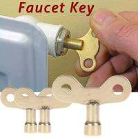 Faucet Key Radiator Water Tap Plumbing Hole Bleed Bleeding Square Socket Faucet Keys Solid Iron For Venting Air Valve