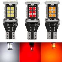 ไฟหรี่ ขั้วT10/T15 *มาใหม่ (ราคา 1หลอด) LED 24SMD 3030 12Vสว่างมาก ไฟส่องป้ายทะเบียน ไฟส่องแผนที่ ไฟถอย สว่างมาก