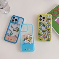 Phone Case For iPhone 7 8 Plus 13 14 Pro Max 12 11 Xs Max X XR Cartoon Sanrio Kero Kero Keroppi Lovely Frog Air Cushion Cover