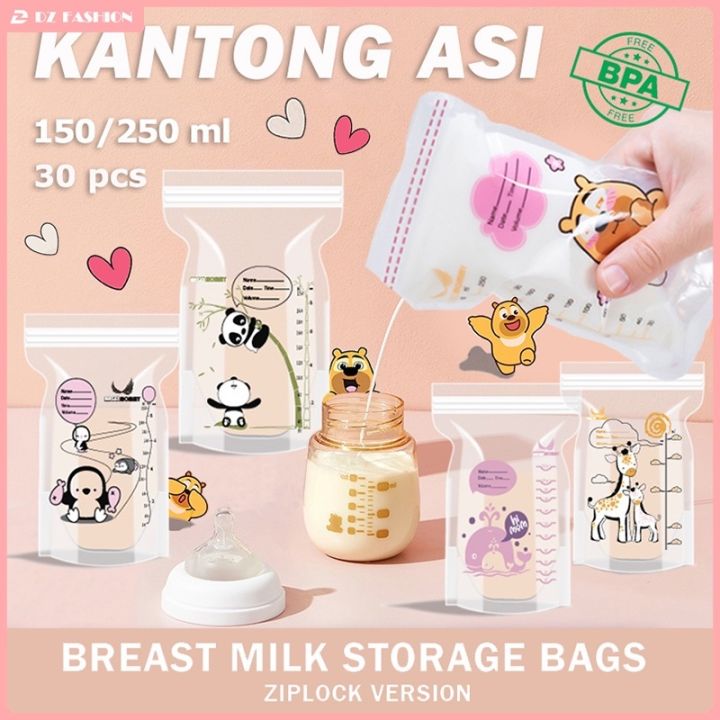 Baby Food Pouch Breast Milk Storage Bags 30Pcs Milk Bags 100/150