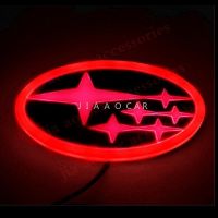 ???New upgrade 4D Car Tail Logo LED Light Badge Lamp Emblem Sticker Car Decoration Led Subaru Logo Light 99 ting