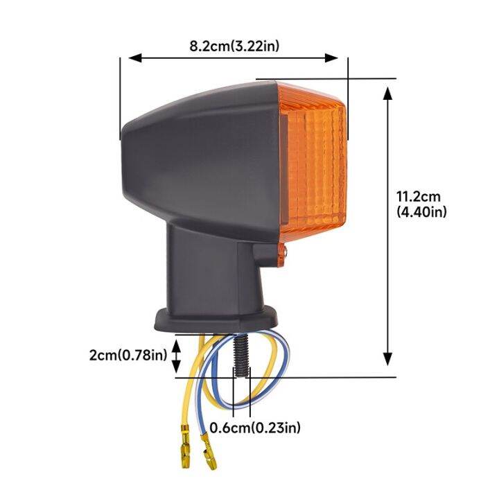 โคมไฟไฟส่งสัญญาณสัญญาณไฟเลี้ยวรถจักรยานยนต์สำหรับ-kawasaki-zxr400-zxr250-zxr750-zxr-kle-250-400-500-750-23040-1235-23037-1259