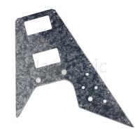 【CW】 Electric Pickguard Scratch Plate Flying V Parts 3Ply