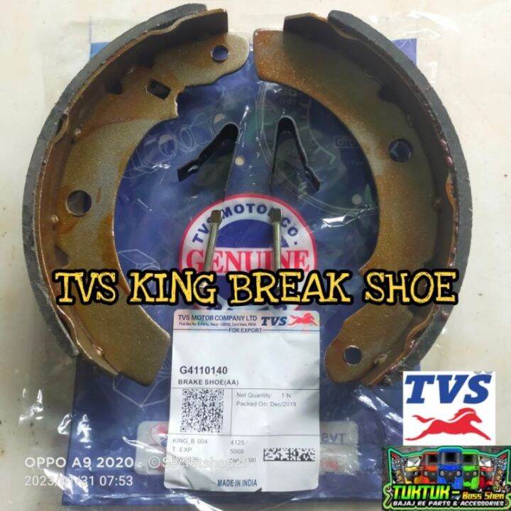 BRAKE SHOE TVS KING ( india made ) Lazada PH