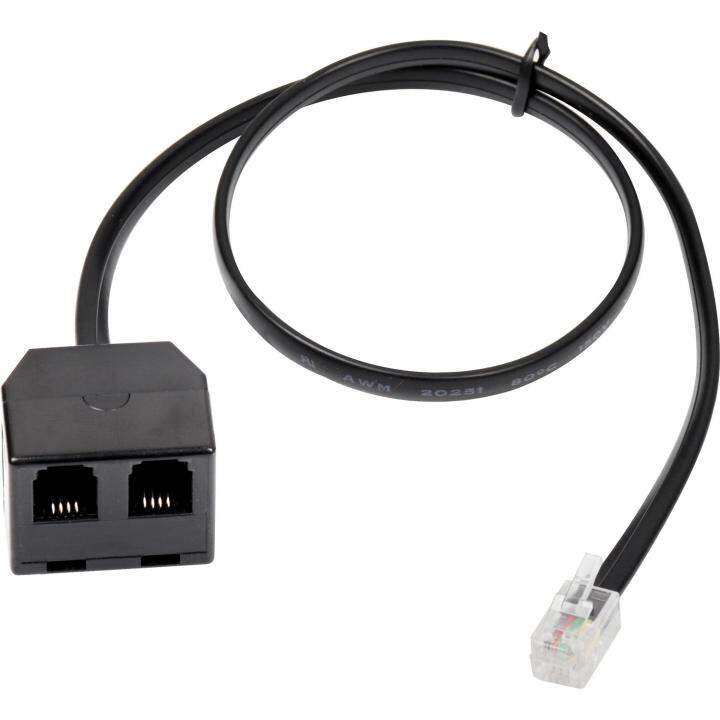 RJ9/RJ10/RJ12 Plug Telephone Training Adapter Y Splitter Headset