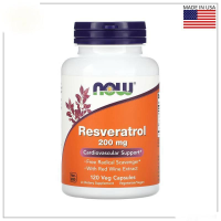 Now Foods, Natural Resveratrol, 200 mg, 120 Veg Capsules