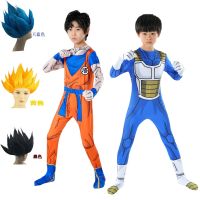 New◆✓ ai ชุดคอสเพลย์บอดี้สูทชิ้นเดียวเสื้อผ้า Vegeta Goku ชิ้นเดียว dropshippg