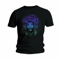 Jimi Hendrix Afro Speech Rock Experience Tee T-Shirt Mens Unisex