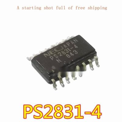 10Pcs ใหม่นำเข้า PS2831 2831 SOP-16 Patch Optocoupler PS2831-4