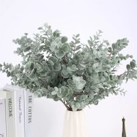 Eucalyptus Stems Artificial Eucalyptus Leaves Stems Fake Leaf Branches For Home Office Flowers Bouquet Centerpiece Wedding Decor