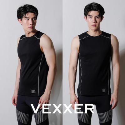 Vexxer Running Tanktop X01 – สีดำ เสื้อกีฬา แขนกุด เสื้อยืด เสื้อวิ่ง ออกกำลังกาย