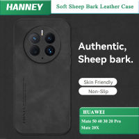 HANNEY สำหรับ Huawei Mate 60 50 40 30 20 Pro Mate 20X โทรศัพท์หนังเปลือกนิ่มหรูหราเลนส์เต็มรูปแบบป้องกันกล้อง กันกระแทกฝาครอบ MM-06