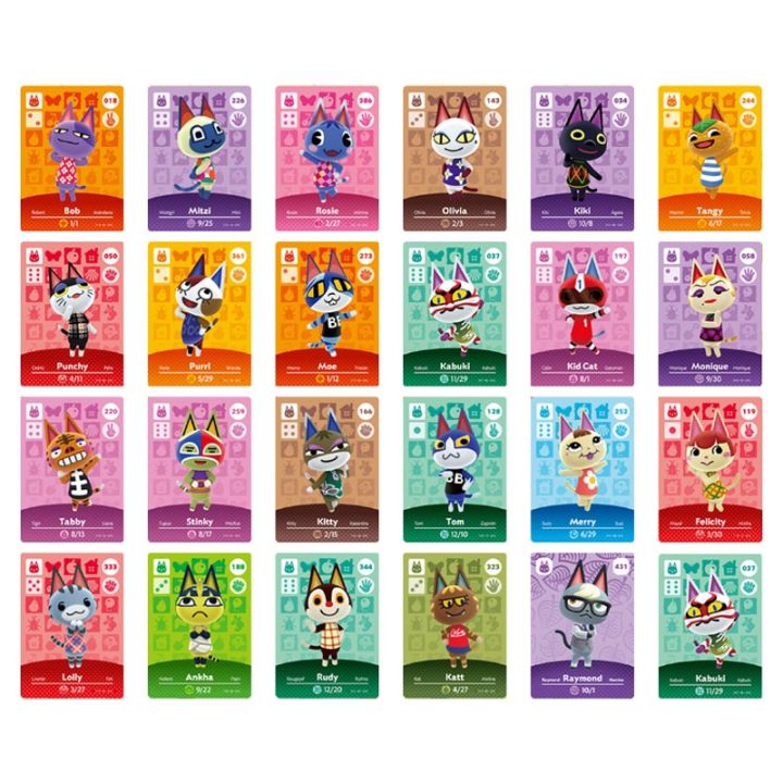 yf-new-3x2-2cm-cat-animal-crossing-game-card-horizons-anime-characters-compatible-with-switch-lite-wii-u-and-3ds