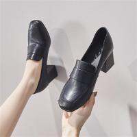 Aimi Shoes 2020 ใหม่ รองเท้าส้นสูง สไตล์อังกฤษ สําหรับผู้หญิง