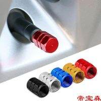 [COD] [One set] Car valve core mouth cap tire decorative universal aluminum alloy anti-sediment and anti-leakage