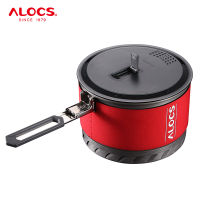 Alocs CWS1 CW-S10สายต่อคลายความร้อนกลางแจ้งหม้อทำอาหารออกแคมป์ HANDEL Lipat เครื่องครัวสำหรับแบกเป้ปิกนิกเดินป่า