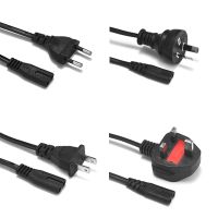 【YF】 EU US CN JP UK Power Cable European American Japan Plug C7 Figure 8 AC Adapters Supply Cord For Battery Chargers PSP 4