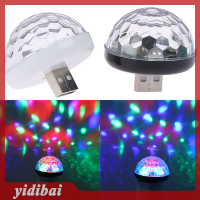 yidibai ไฟนีออนบรรยากาศภายในขนาดเล็กแบบ USB RGB สีสันสดใสสำหรับตกแต่งในรถ1x