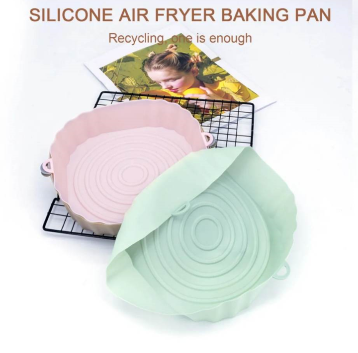 Cheap Silicone Air Fryer Liner Non-Stick Steamer Pad Air Fryer