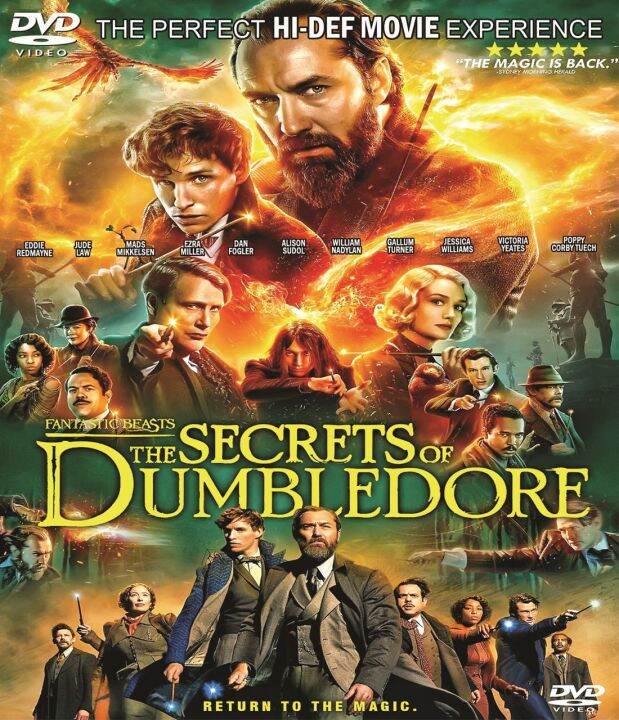 DVD English Movie Fantastic Beast the Secrets Of Dumbledore (2022) | Lazada