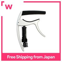 DAddario Capotast One-Touch Type NS Tri-Action Capo PW-CP-09S เงินสำหรับไฟฟ้าและกีตาร์อะคูสติก