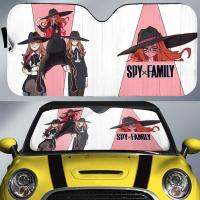 Spy X Family Loid Yor และ Anya อนิเมะร้อนที่กันแดดออโต้รถยนต์ที่บังแดด