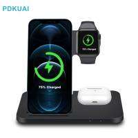 ZZOOI 20W Fast Wireless Charger Dock Station For iPhone 14 13 12 11 XS XR X 8 Apple Watch 8 7 SE AirPods 3 Pro Fast Charging Stand