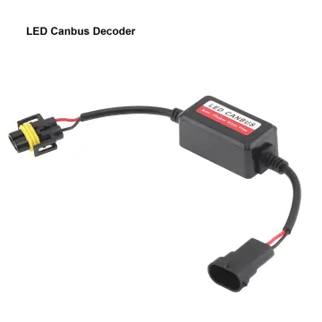 Anti Flicker Harness, H7 LED Canbus Error Canceller Headlight Resistor  Decoder Adapter, 2PCS Anti Flicker