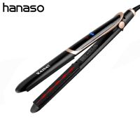 Hanaso ที่หนีบผมอินฟาเรด เครื่องหนีบผมตรง ที่หนีบผม ม้วนผม ปรับได้4ระบบ หน้าจอLED ใช้ง่าย ลื่น ร้อนไว ไม่ทำร้ายเส้นผม