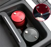 ♕❄♧ Car Red Led Trash Aluminum Garbage Holder Ashtray Storage Bag Accessories Auto Door Seat Back Visor Trash Paper Dustbin