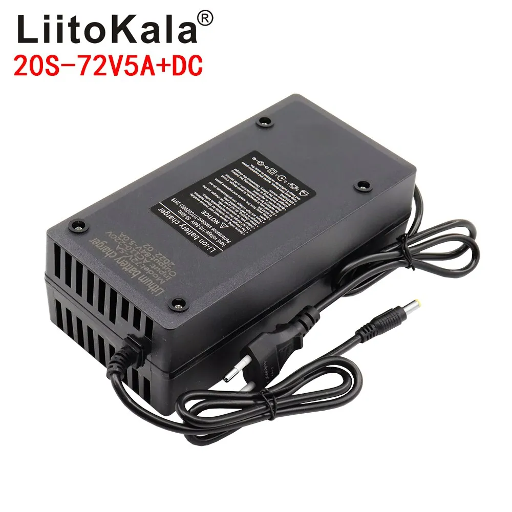 Liitokala 36v 48v 60v 72v 5a 10s13s16s20s Li Ion Battery Charger Electric Motorcycle Ebike 1784