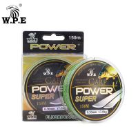 W.P.E Brand Super Power Carp fishing Line 0.2mm-0.60mm Fluorocarbon Coating Fishing Line 10-41KG Double color Fast Sinking Line