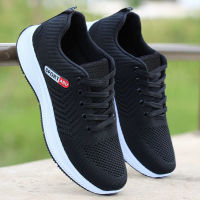 New Korean Casual Sneakers Comfortable Mesh Running Shoe Sports Anti-Slip Lightweight Mens Shoes Trendy All-Match Shoes