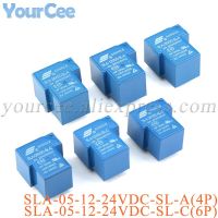 Power Relays 5V 12V 24V SLA 05VDC SL A SLA 12VDC SL ASLA 24VDC SL C SLA 12VDC SL C SLA 24VDC SL C 30A 4PIN 6PIN T90 Time Relay